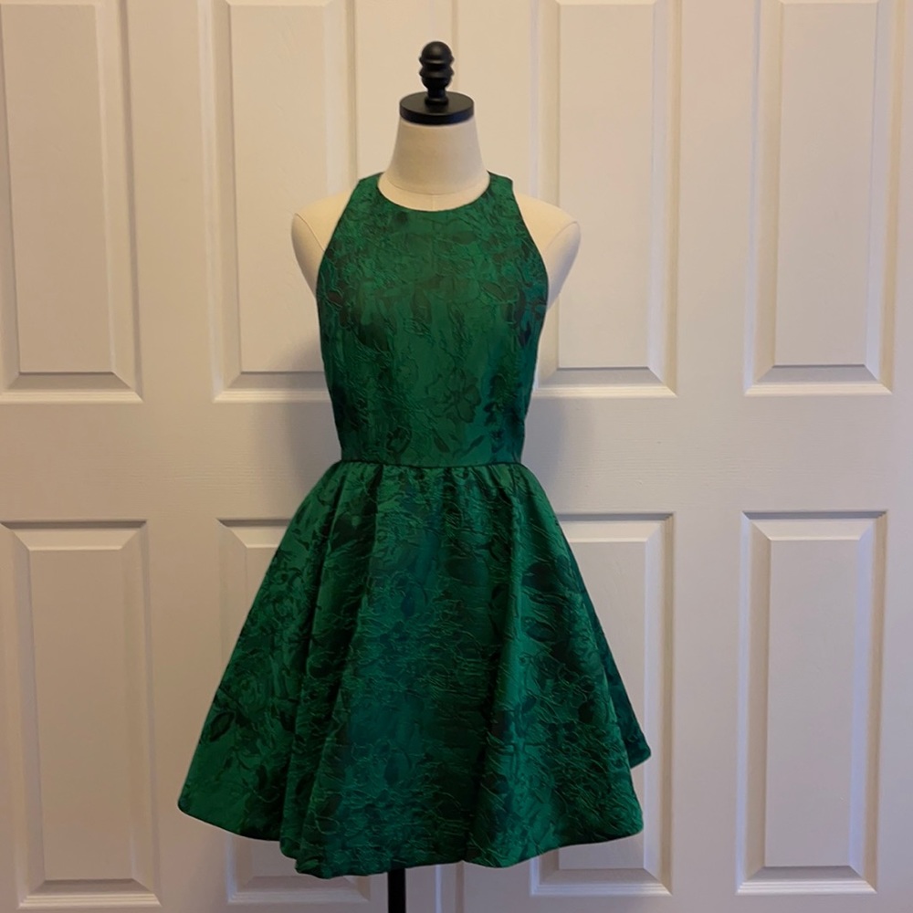Broquette circle skirt dress